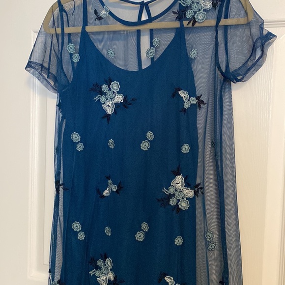 Mesh Slip Dress - Picture 2 of 5